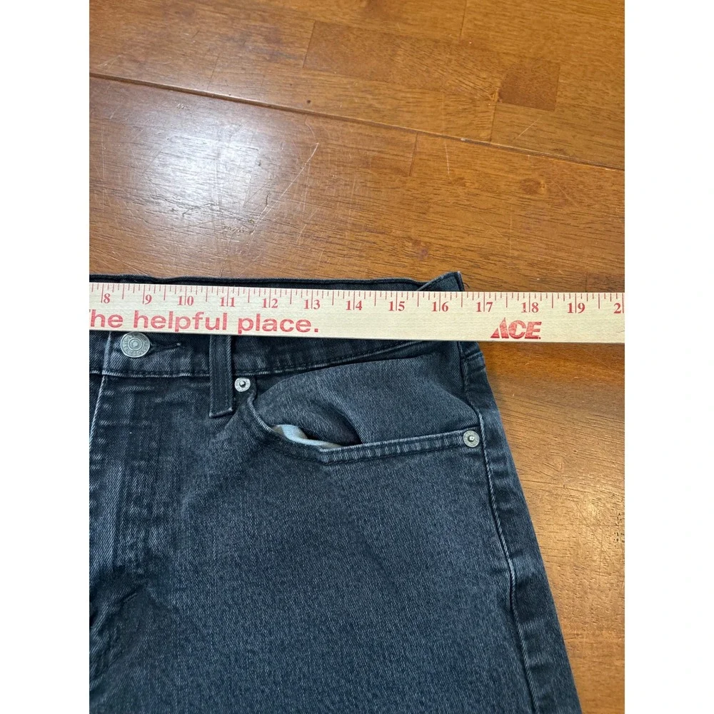 Levi's 511 Slim Fit Jeans Mens 34x32 Black Denim Stretch